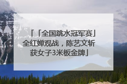 「全国跳水冠军赛」全红婵观战，陈艺文斩获女子3米板金牌