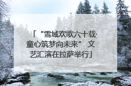 “雪域欢歌六十载·童心筑梦向未来” 文艺汇演在拉萨举行