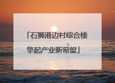 石狮港边村综合楼擎起产业新希望