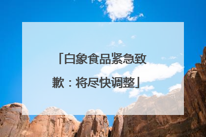 白象食品紧急致歉：将尽快调整