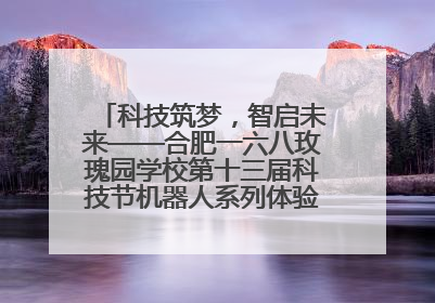 科技筑梦，智启未来——合肥一六八玫瑰园学校第十三届科技节机器人系列体验赛燃动校园