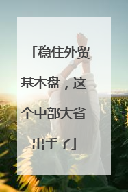 稳住外贸基本盘，这个中部大省出手了