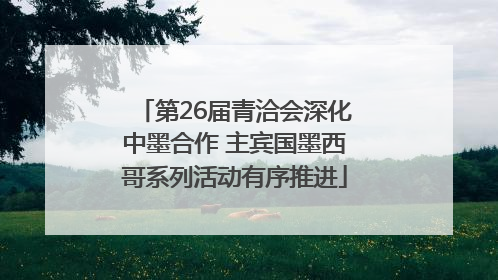 第26届青洽会深化中墨合作 主宾国墨西哥系列活动有序推进