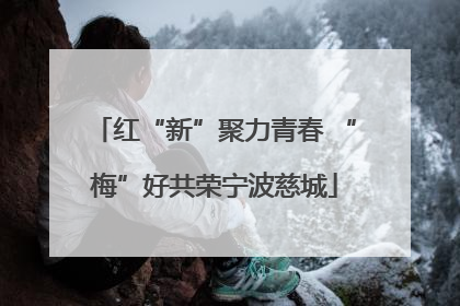 红“新”聚力青春 “梅”好共荣宁波慈城