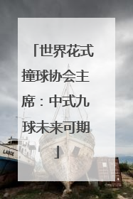 世界花式撞球协会主席：中式九球未来可期