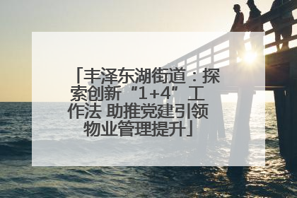 丰泽东湖街道：探索创新“1+4”工作法 助推党建引领物业管理提升