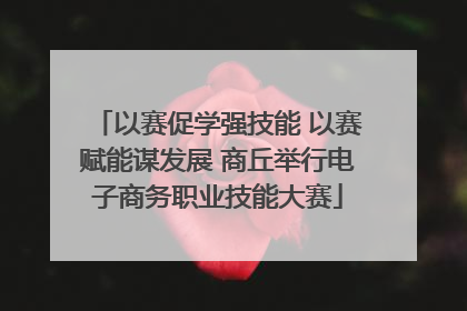以赛促学强技能 以赛赋能谋发展 商丘举行电子商务职业技能大赛