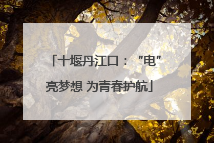 十堰丹江口：“电”亮梦想 为青春护航