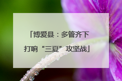 博爱县：多管齐下 打响“三夏”攻坚战