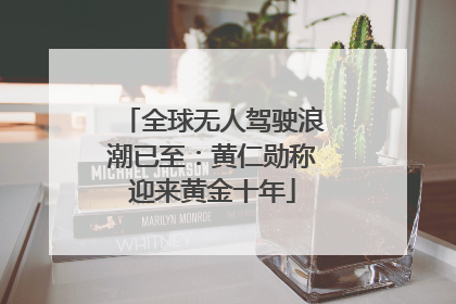 全球无人驾驶浪潮已至：黄仁勋称迎来黄金十年