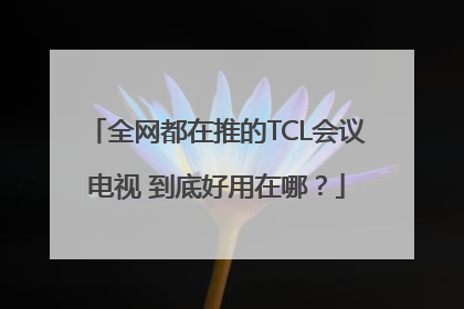 全网都在推的TCL会议电视 到底好用在哪？
