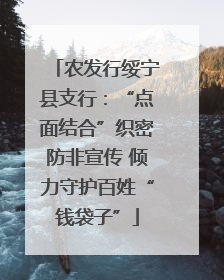 农发行绥宁县支行：“点面结合”织密防非宣传 倾力守护百姓“钱袋子”