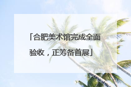 合肥美术馆完成全面验收，正筹备首展