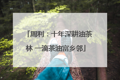 周利：十年深耕油茶林 一滴茶油富乡邻