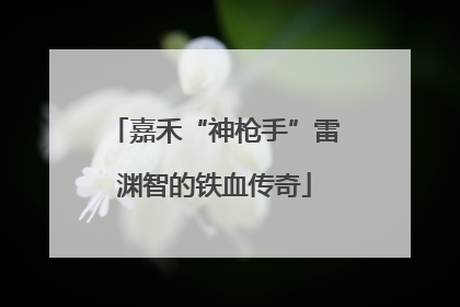 嘉禾“神枪手”雷渊智的铁血传奇