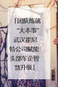 团队练就“大本事” 武汉霍尼特公司赋能头部车企智慧升级