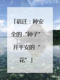 宿迁：种安全的“种子” 开平安的“花”