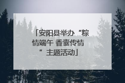 安阳县举办“粽情端午 香囊传情”主题活动
