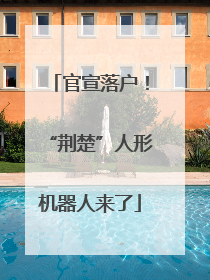 官宣落户！“荆楚”人形机器人来了