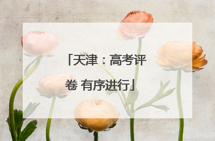 天津：高考评卷 有序进行