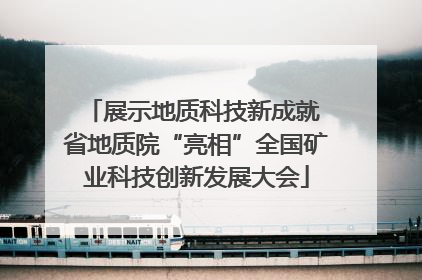 展示地质科技新成就 省地质院“亮相”全国矿业科技创新发展大会