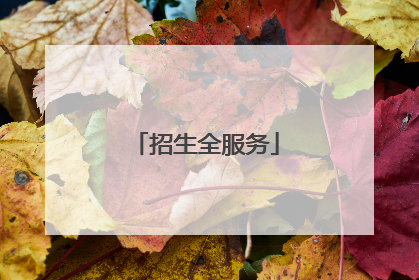 招生全服务