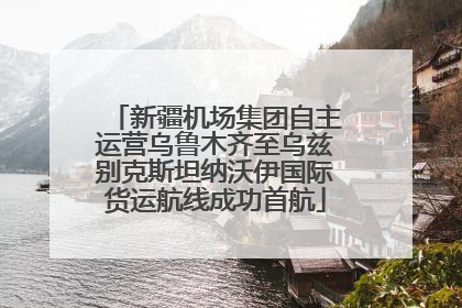 新疆机场集团自主运营乌鲁木齐至乌兹别克斯坦纳沃伊国际货运航线成功首航