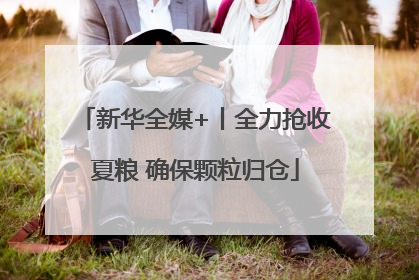 新华全媒+丨全力抢收夏粮 确保颗粒归仓
