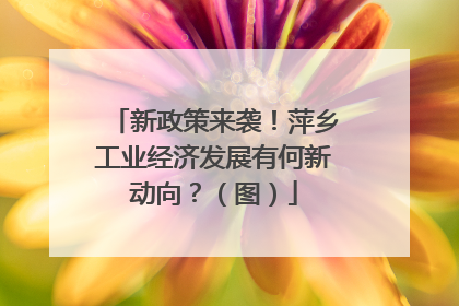 新政策来袭！萍乡工业经济发展有何新动向？（图）