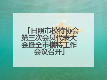 日照市模特协会第三次会员代表大会暨全市模特工作会议召开