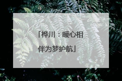 桦川：暖心相伴为梦护航