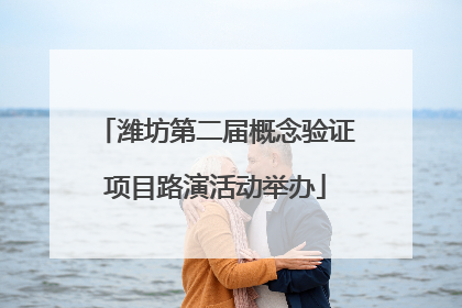 潍坊第二届概念验证项目路演活动举办