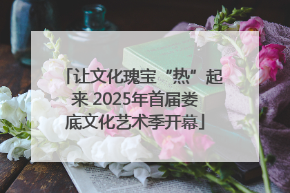 让文化瑰宝“热”起来 2025年首届娄底文化艺术季开幕