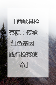 西峡县检察院：传承红色基因 践行检察使命