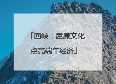 西峡：屈原文化点亮端午经济