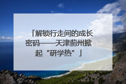 解锁行走间的成长密码——天津蓟州掀起“研学热”
