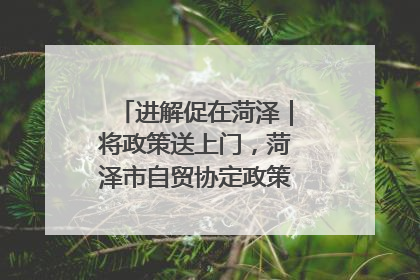 进解促在菏泽｜将政策送上门，菏泽市自贸协定政策专题宣讲会召开