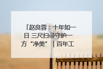 赵良蓉：十年如一日 三尺扫帚守护一方“净美”｜百年工运·劳模说