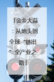 金乡大蒜：从地头到全球“链出”全产业之路
