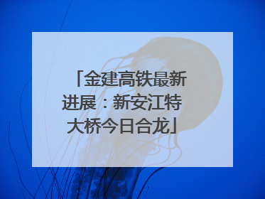 金建高铁最新进展：新安江特大桥今日合龙