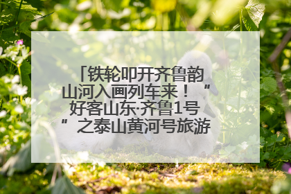 铁轮叩开齐鲁韵 山河入画列车来！“好客山东·齐鲁1号”之泰山黄河号旅游列车首发活动侧记