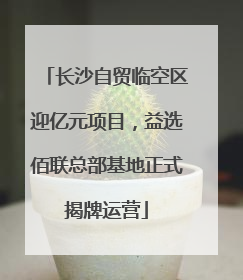长沙自贸临空区迎亿元项目，益选佰联总部基地正式揭牌运营