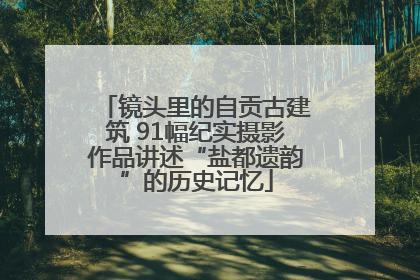 镜头里的自贡古建筑 91幅纪实摄影作品讲述“盐都遗韵”的历史记忆