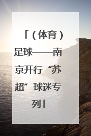 （体育）足球——南京开行“苏超”球迷专列
