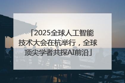 2025全球人工智能技术大会在杭举行，全球顶尖学者共探AI前沿