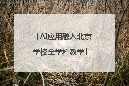 AI应用融入北京学校全学科教学